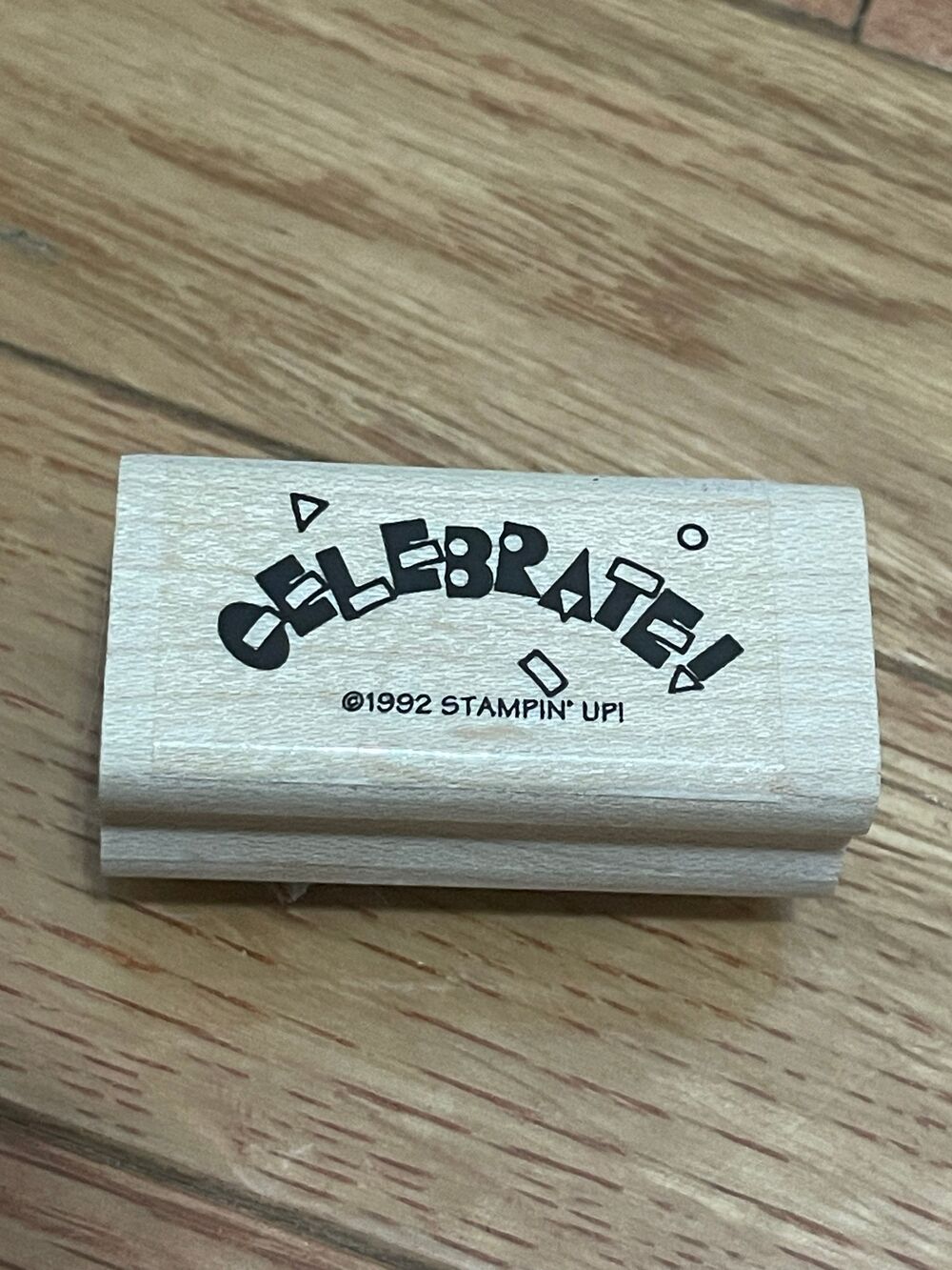 Stampin’ Up 1992 Celebrate Rubber Stamp
